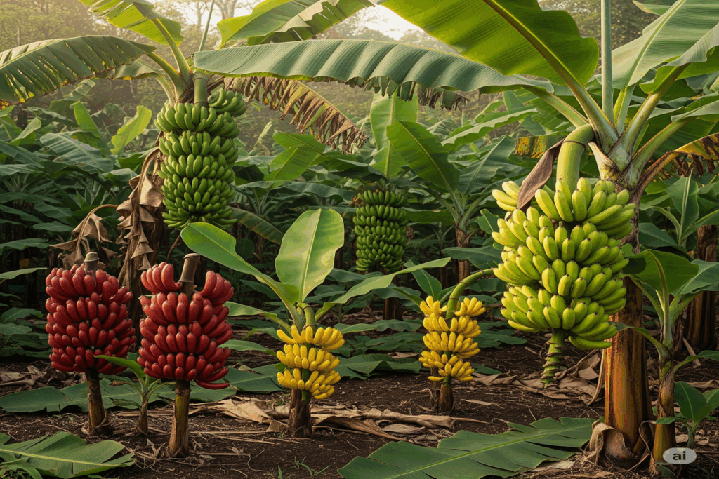 Variedades de Bananeiras