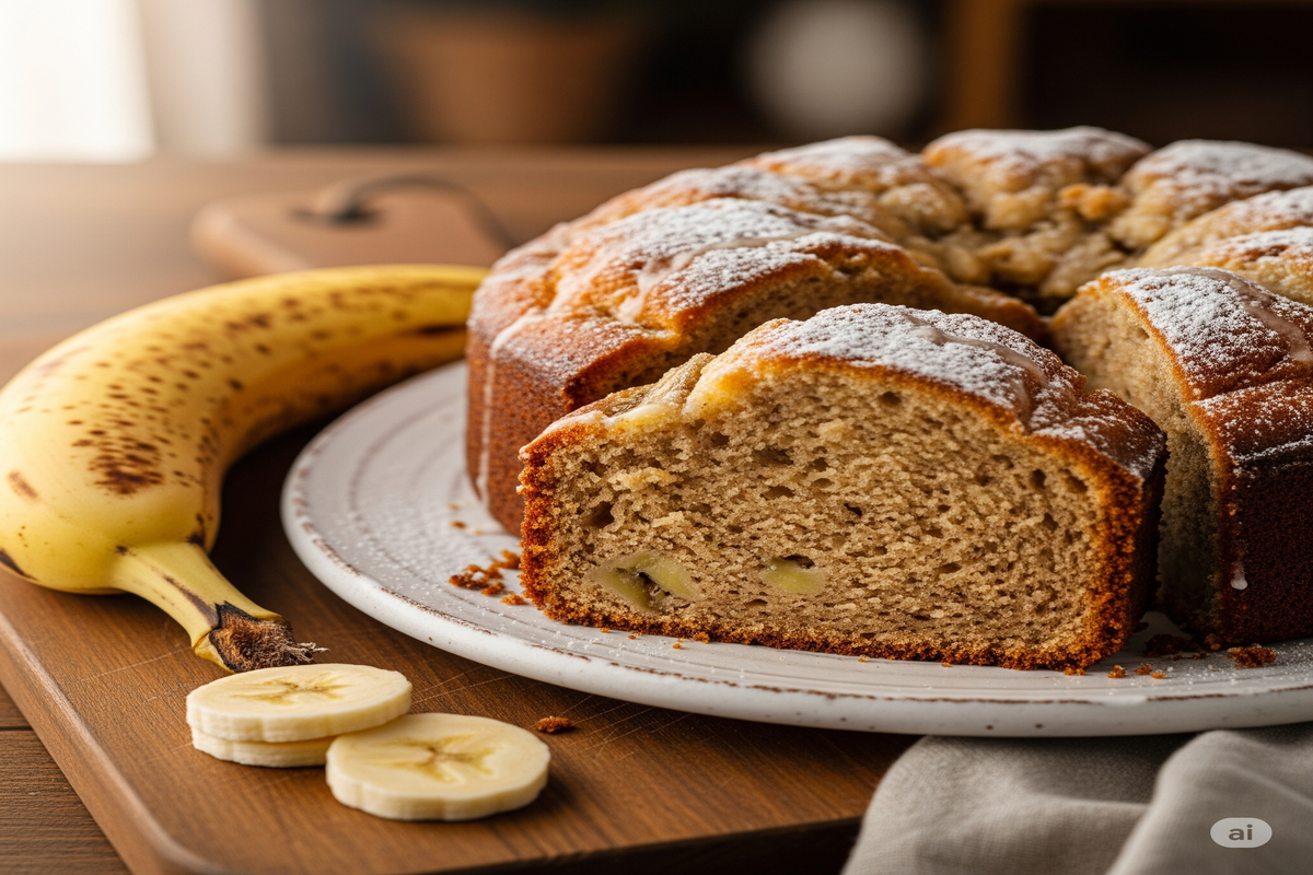 Receita de Bolo de Banana