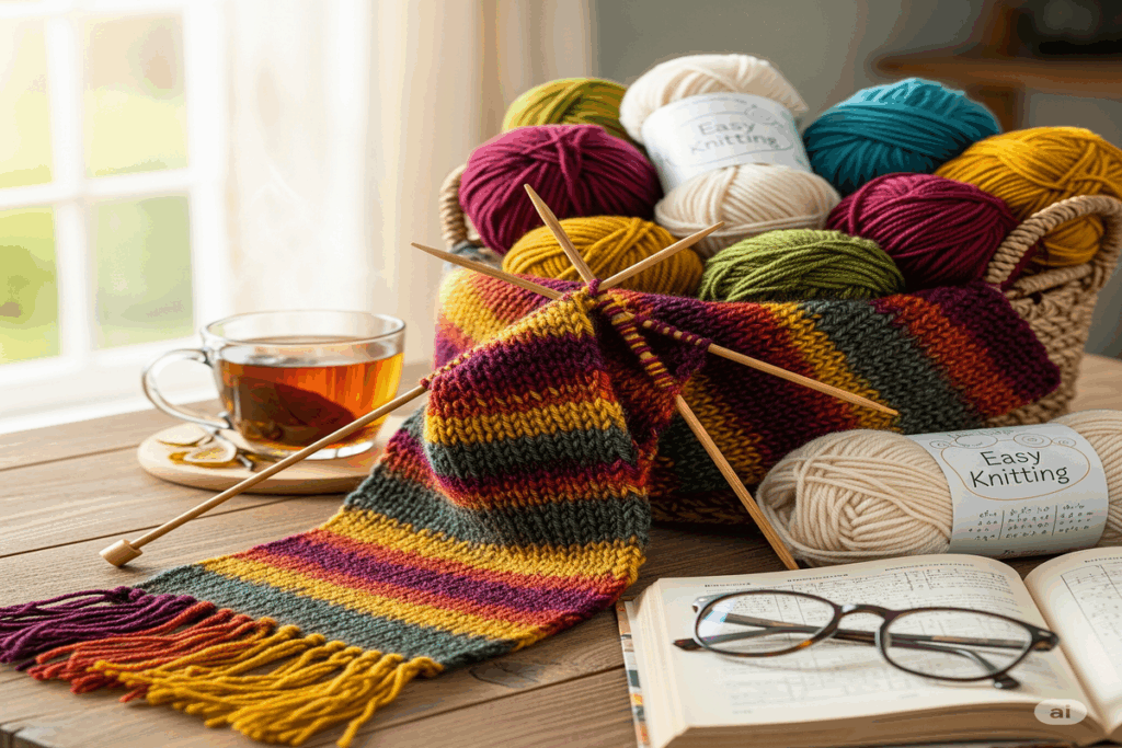 Tricô Fácil: Descobrindo o Prazer de Criar com Agulhas e Fios