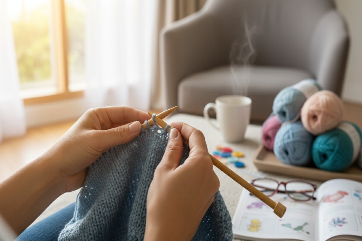 Tricô Fácil: Descobrindo o Prazer de Criar com Agulhas e Fios