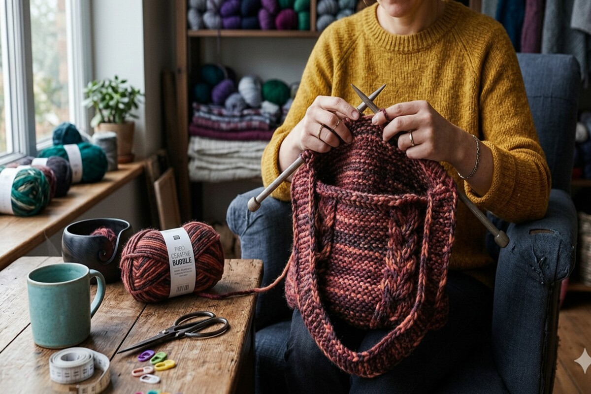 Passo a Passo: Como Tecer Bolsas de Tricô