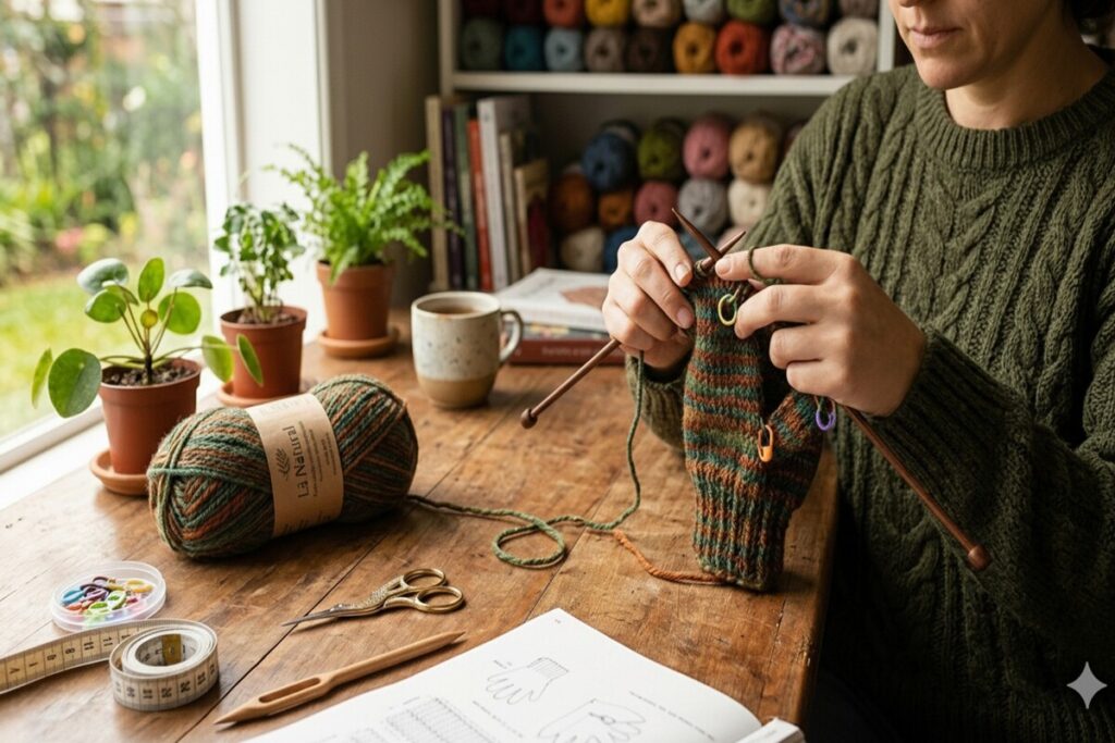 Passo a Passo: Como Tecer Luvas de Tricô