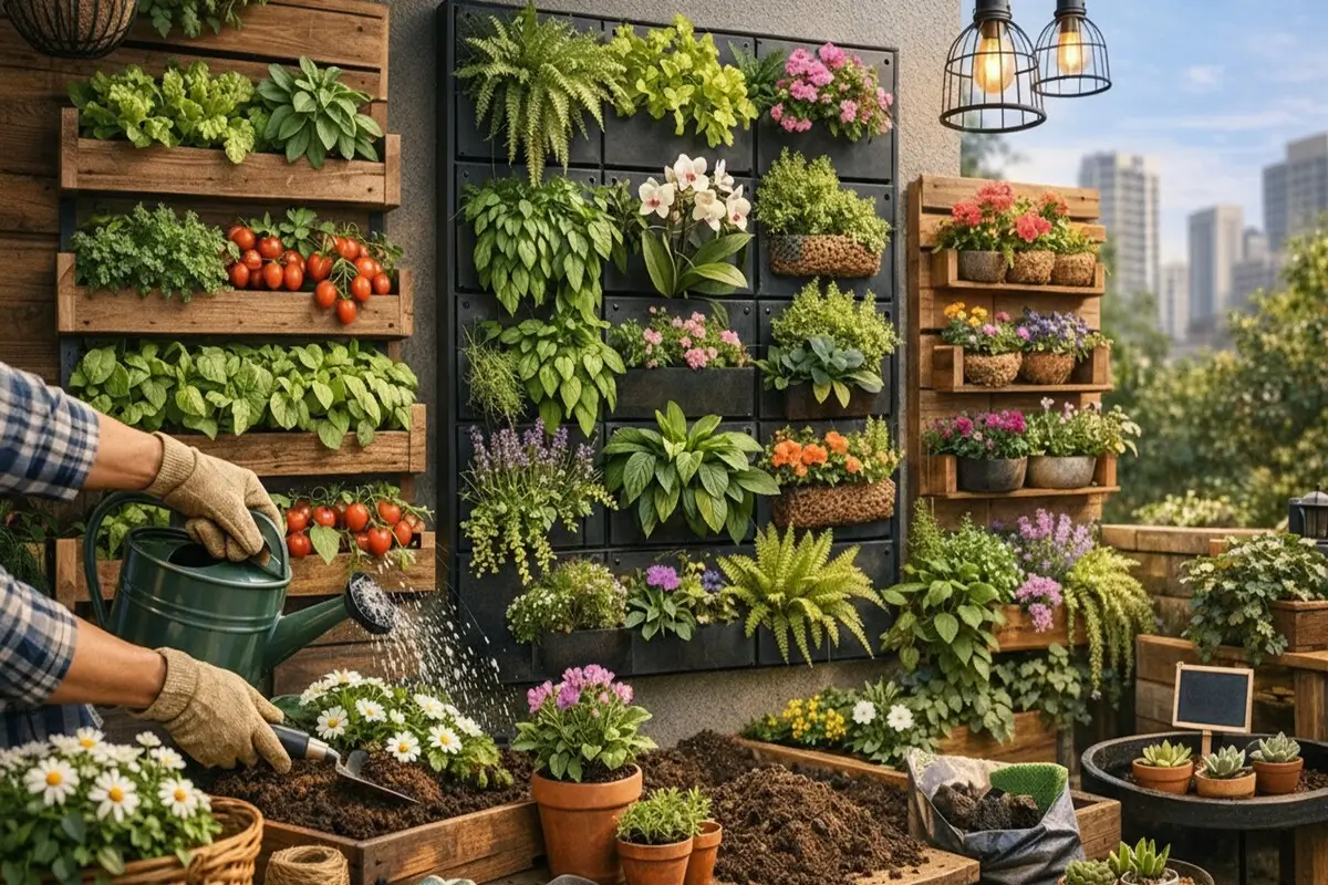 Jardins Verticais: Inovação e Estética na Arte de Cultivar em Espaços Limitados