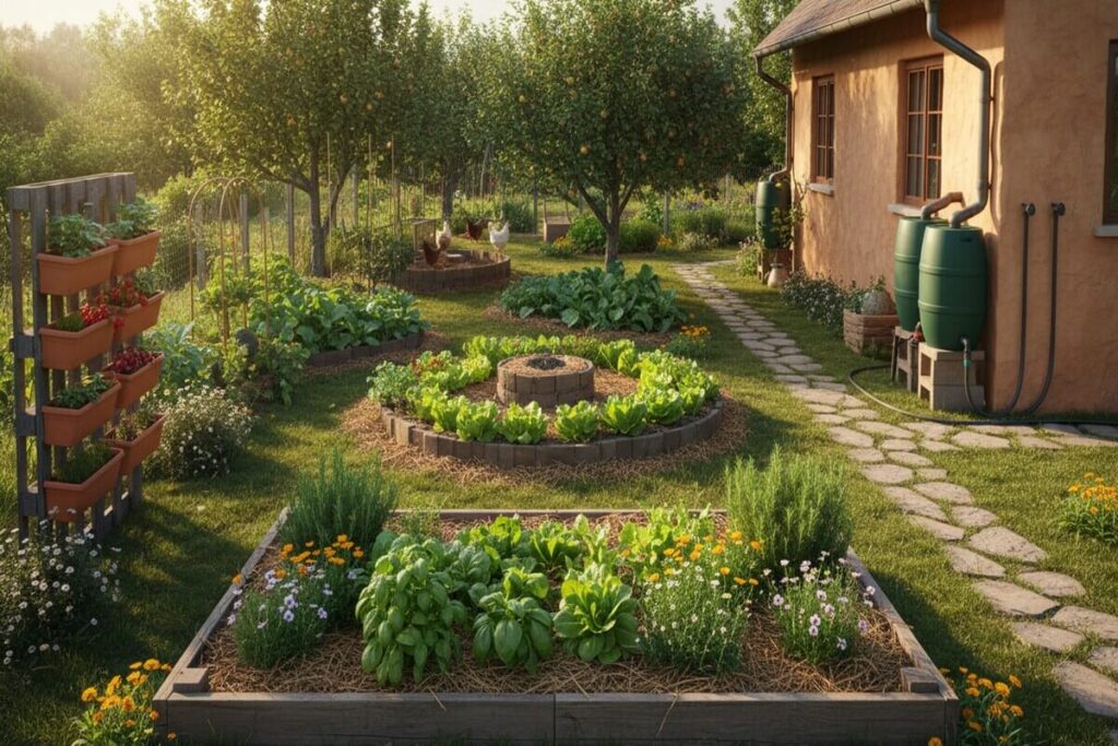 Técnicas de Permacultura Aplicadas à Jardinagem Doméstica: Um Guia Prático