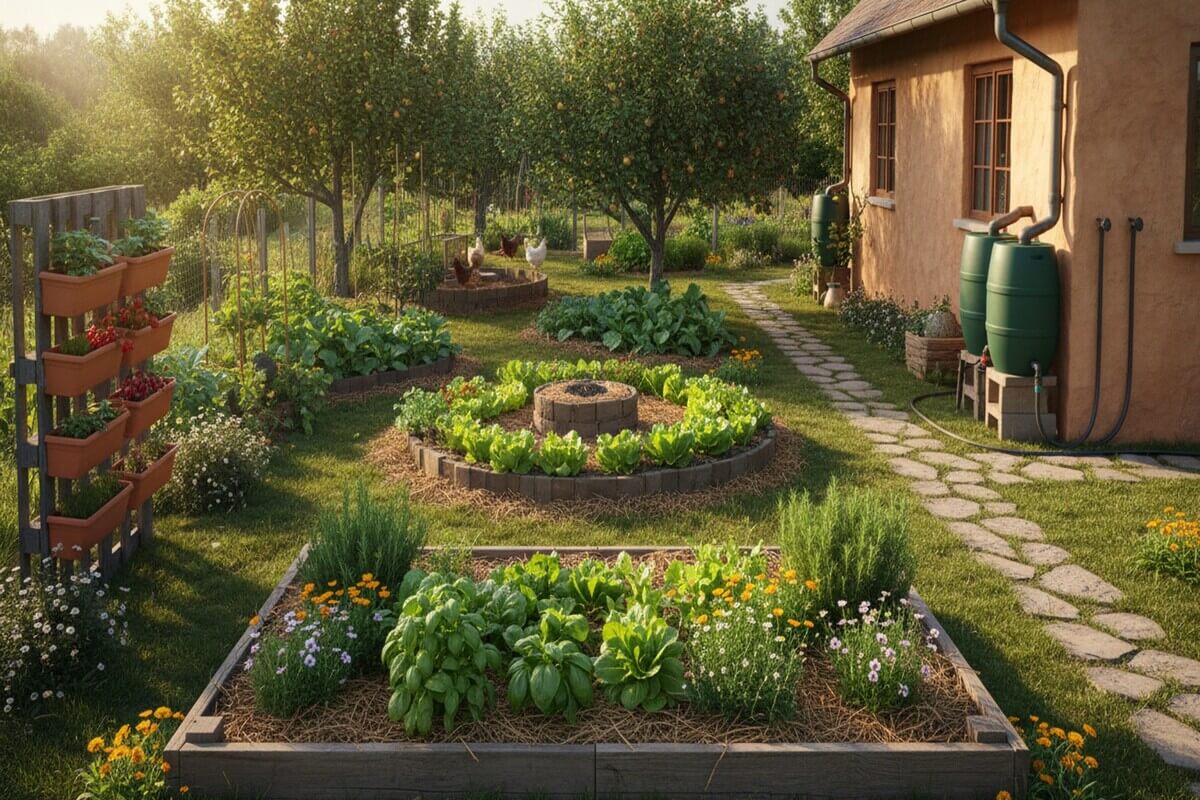 Técnicas de Permacultura Aplicadas à Jardinagem Doméstica: Um Guia Prático