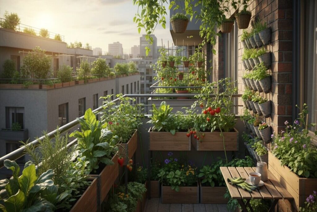 Verdes Urbanos: Transformando Espaços Reduzidos em Jardins Produtivos