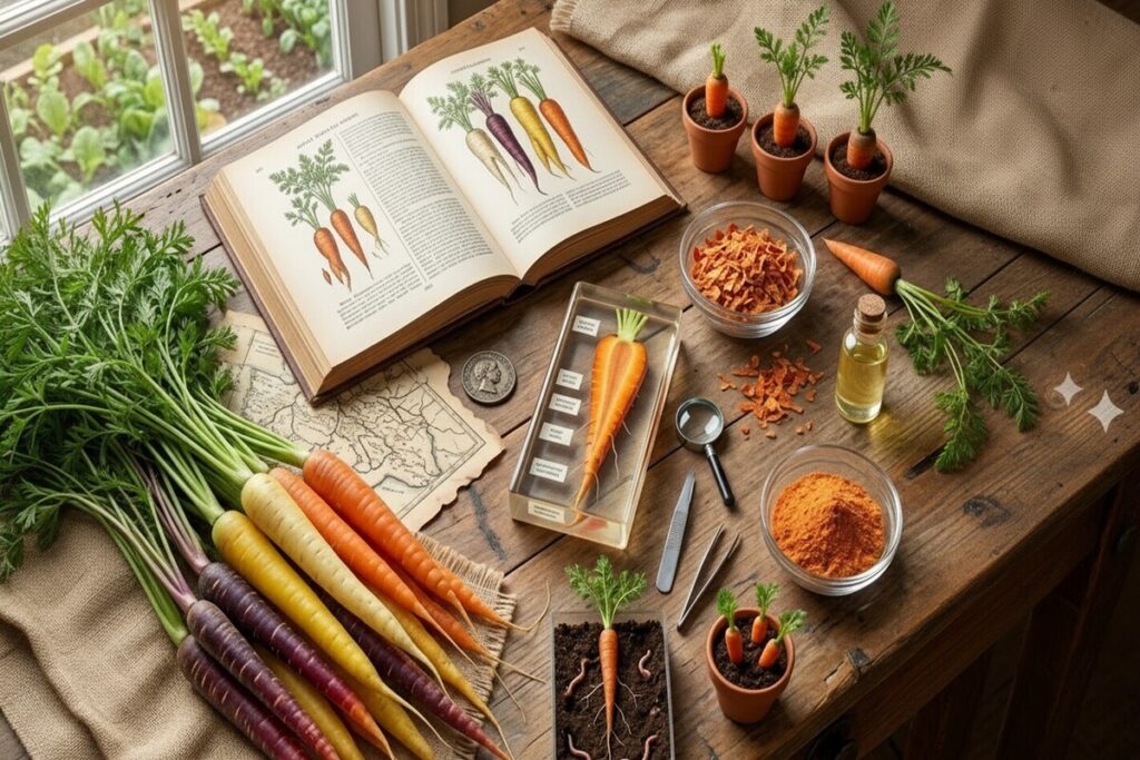 Benefícios e Curiosidades da Cenoura: Muito Além da Visão