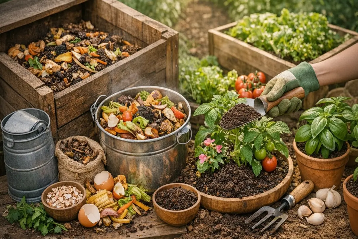 Como Fazer Adubo Orgânico Caseiro para Fortalecer Suas Plantas