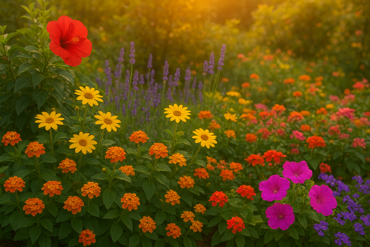 Flores que Dão Pouca Manutenção e Deixam o Jardim Colorido o Ano Todo
